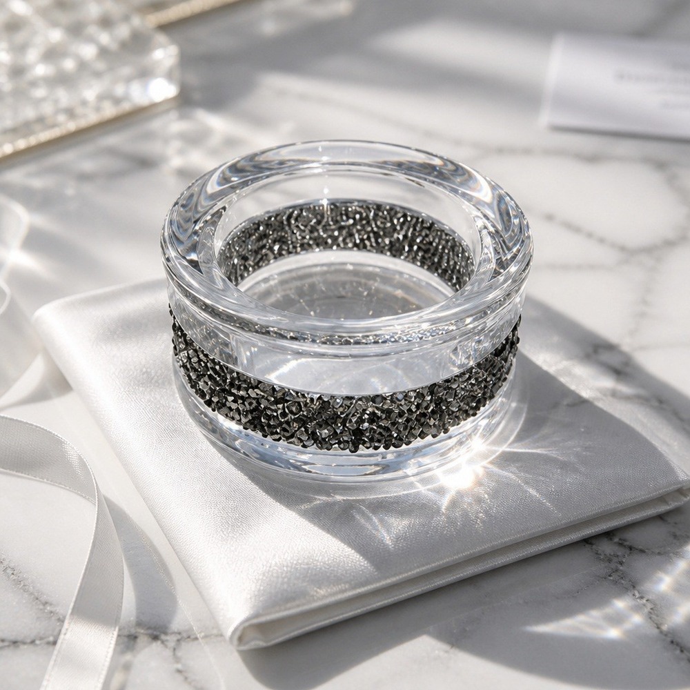 Swarovski BE EXCLUSIVE Tea Light Holder Crystal Candle Votive 5466413 NIB